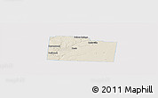 Shaded Relief Panoramic Map of Greene County, single color outside