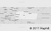 Silver Style Panoramic Map of Greene County