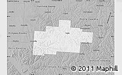 Gray Map of Hocking County