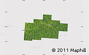 Satellite Map of Hocking County, cropped outside