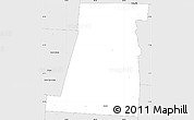 Silver Style Simple Map of Madison County