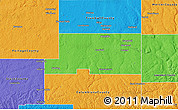 Political 3D Map of Mahoning County