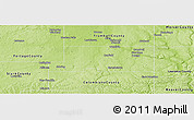 Physical Panoramic Map of Mahoning County