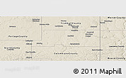 Shaded Relief Panoramic Map of Mahoning County