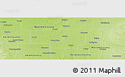Physical Panoramic Map of Marion County