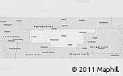 Silver Style Panoramic Map of Marion County
