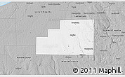 Gray 3D Map of Medina County