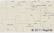 Shaded Relief 3D Map of Medina County