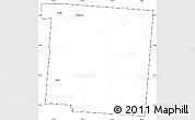Blank Simple Map of Warren County, cropped outside