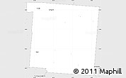 Silver Style Simple Map of Warren County