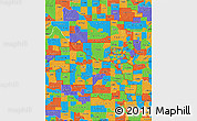 Political Map of ZIP codes starting with 730