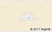 Classic Style 3D Map of ZIP code 73006, single color outside