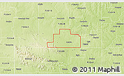 Physical 3D Map of ZIP code 73006