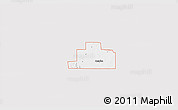 Silver Style 3D Map of ZIP code 73006, single color outside