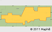 Savanna Style Simple Map of ZIP code 73009