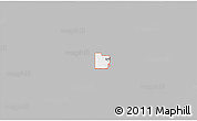 Gray 3D Map of ZIP code 73029, single color outside