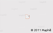 Silver Style 3D Map of ZIP code 73029, single color outside