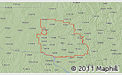 Savanna Style 3D Map of ZIP codes starting with 731