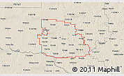 Shaded Relief 3D Map of ZIP codes starting with 731