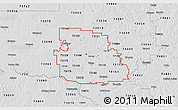 Silver Style 3D Map of ZIP codes starting with 731