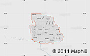Silver Style Map of ZIP codes starting with 731, single color outside