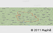 Savanna Style Panoramic Map of ZIP codes starting with 731