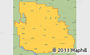 Savanna Style Simple Map of ZIP codes starting with 731