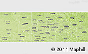 Physical Panoramic Map of ZIP code 73102