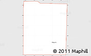 Silver Style Simple Map of ZIP code 73102