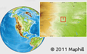 Physical Location Map of ZIP code 73109