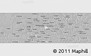 Gray Panoramic Map of ZIP code 73115