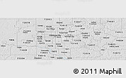 Silver Style Panoramic Map of ZIP code 73115