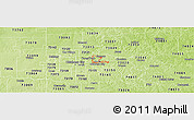 Physical Panoramic Map of ZIP code 73141