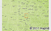 Physical Map of ZIP code 73160