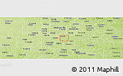 Physical Panoramic Map of ZIP code 73160