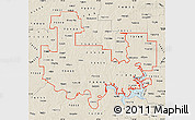 Classic Style Map of ZIP codes starting with 734