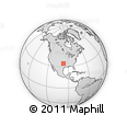 Outline Map of ZIP Codes Starting with 734