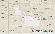 Classic Style 3D Map of ZIP code 73401