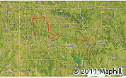 Satellite 3D Map of ZIP code 73401