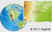 Physical Location Map of ZIP code 73401