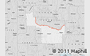 Silver Style Map of ZIP code 73401