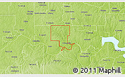 Physical 3D Map of ZIP code 73430