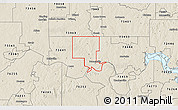 Shaded Relief 3D Map of ZIP code 73430