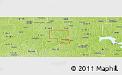 Physical Panoramic Map of ZIP code 73430