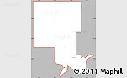 Gray Simple Map of ZIP code 73430