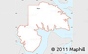 Silver Style Simple Map of ZIP code 73439