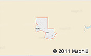 Classic Style 3D Map of ZIP code 73441, single color outside