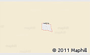 Classic Style 3D Map of ZIP code 73481, single color outside