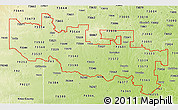 Physical 3D Map of ZIP codes starting with 735