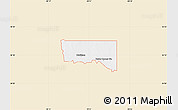 Classic Style Map of ZIP code 73530, single color outside